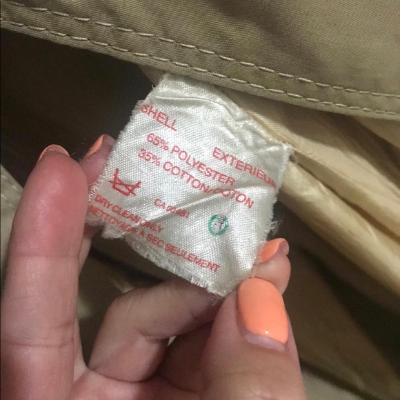 Croydon 🧥 Vintage Sand Trench Coat 🍁 - Picture 6 of 6